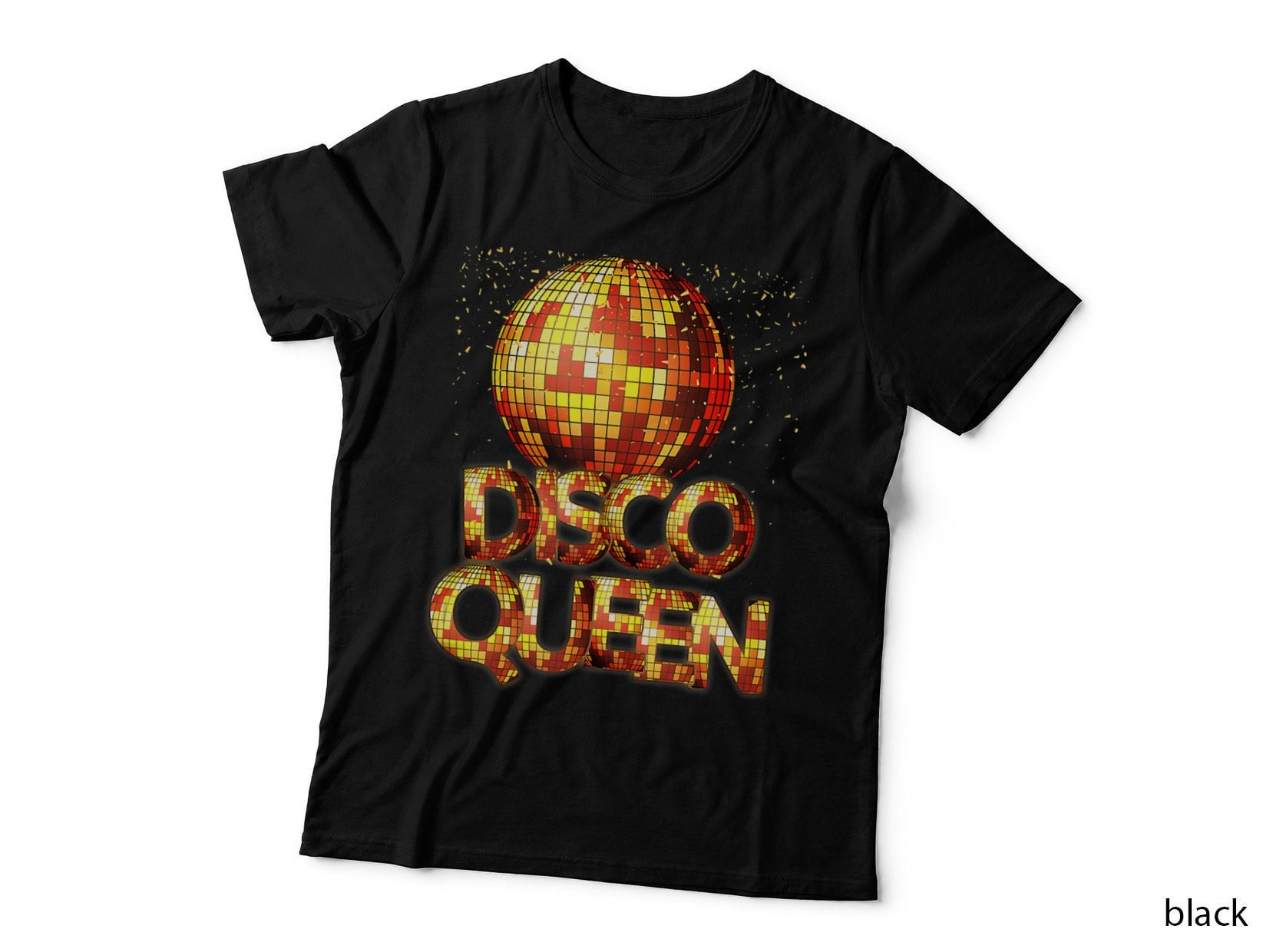 Disco Queen - 80's Disco Themed Vintage Danci, Disco Party T-Shirt