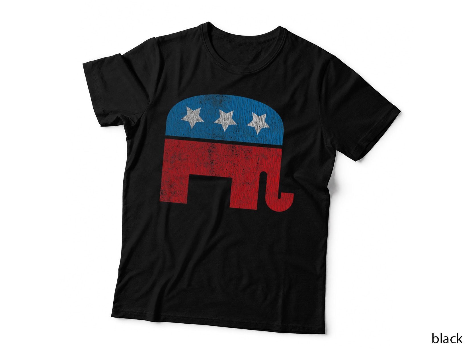 Distressed Republican Elephant T-Shirt