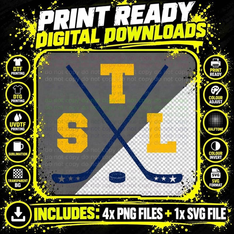 Distressed ST. Louis T-Shirt Png SVG Digital Bundle