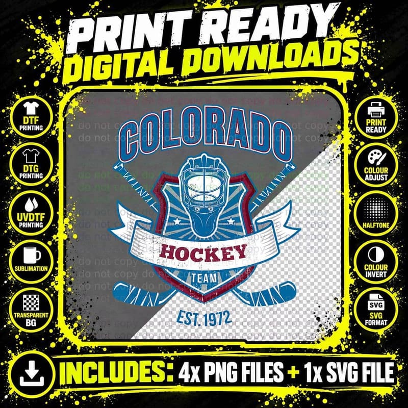 Distressed Vintage Look Avalanche Party Gameday Fan Gift Png SVG Digital Bundle