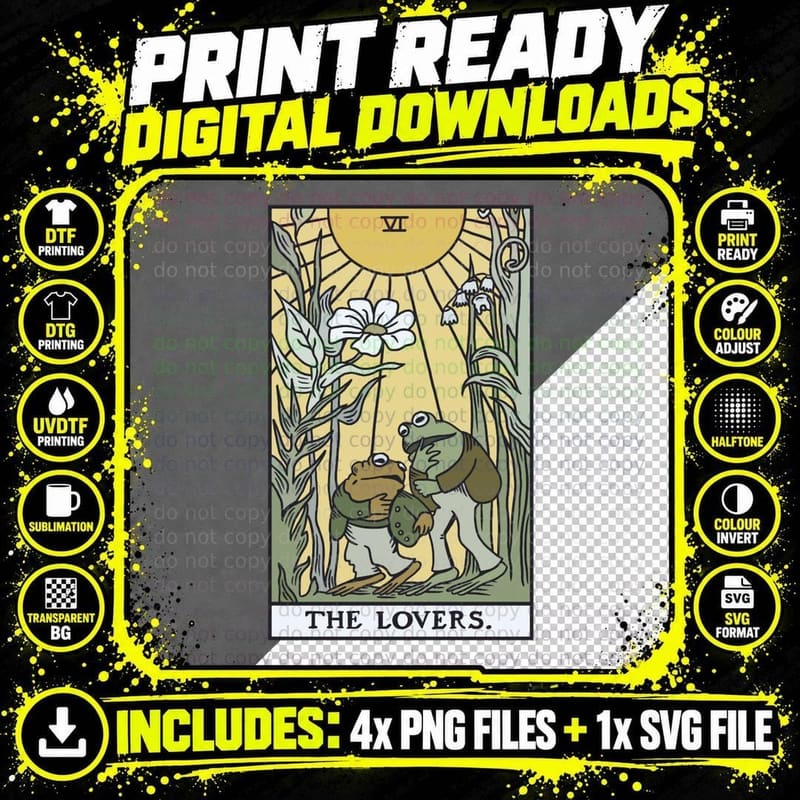 Frog and Toad 3 Classic T-Shirt Png SVG Digital Bundle