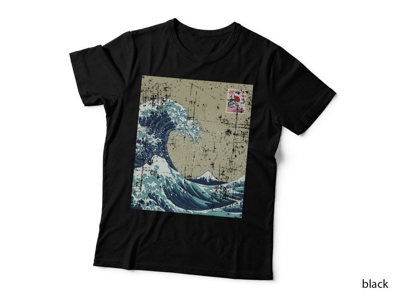 Great Wave Japanese Vintage Artwork for Men & Women T-Shirt
