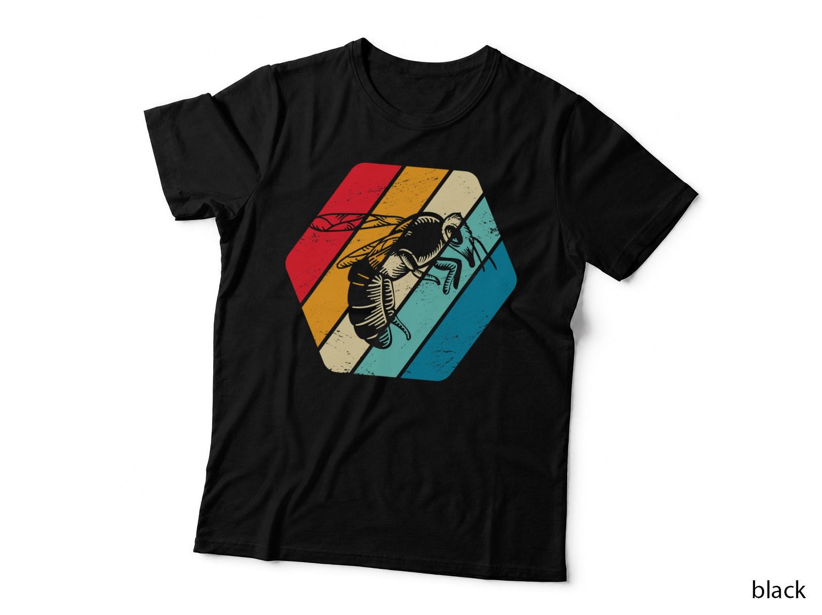 Hornet Wasp Insect Lover Retro T-Shirt