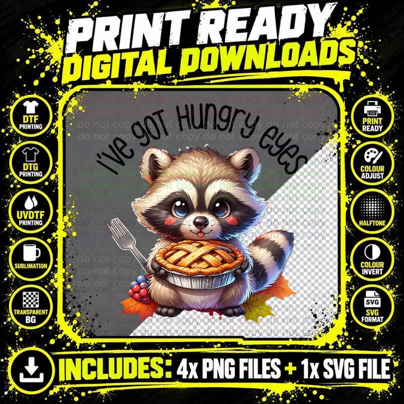 I've Got Hungry Eyes, Retro Vintage, Trendy Outfit Png SVG Digital Bundle