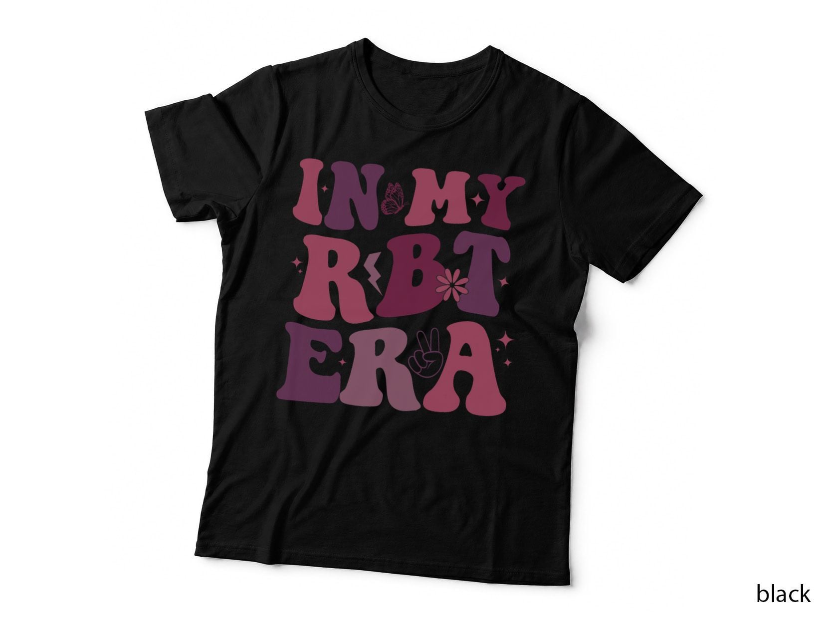 In My RBT Era Groovy Applied Behavior Analysis ABA Groovy T-Shirt