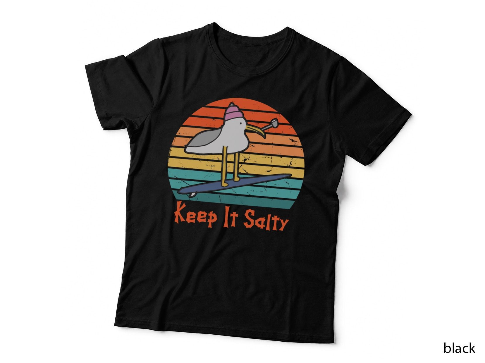 Keep It Salty Vintage Quote T-Shirt