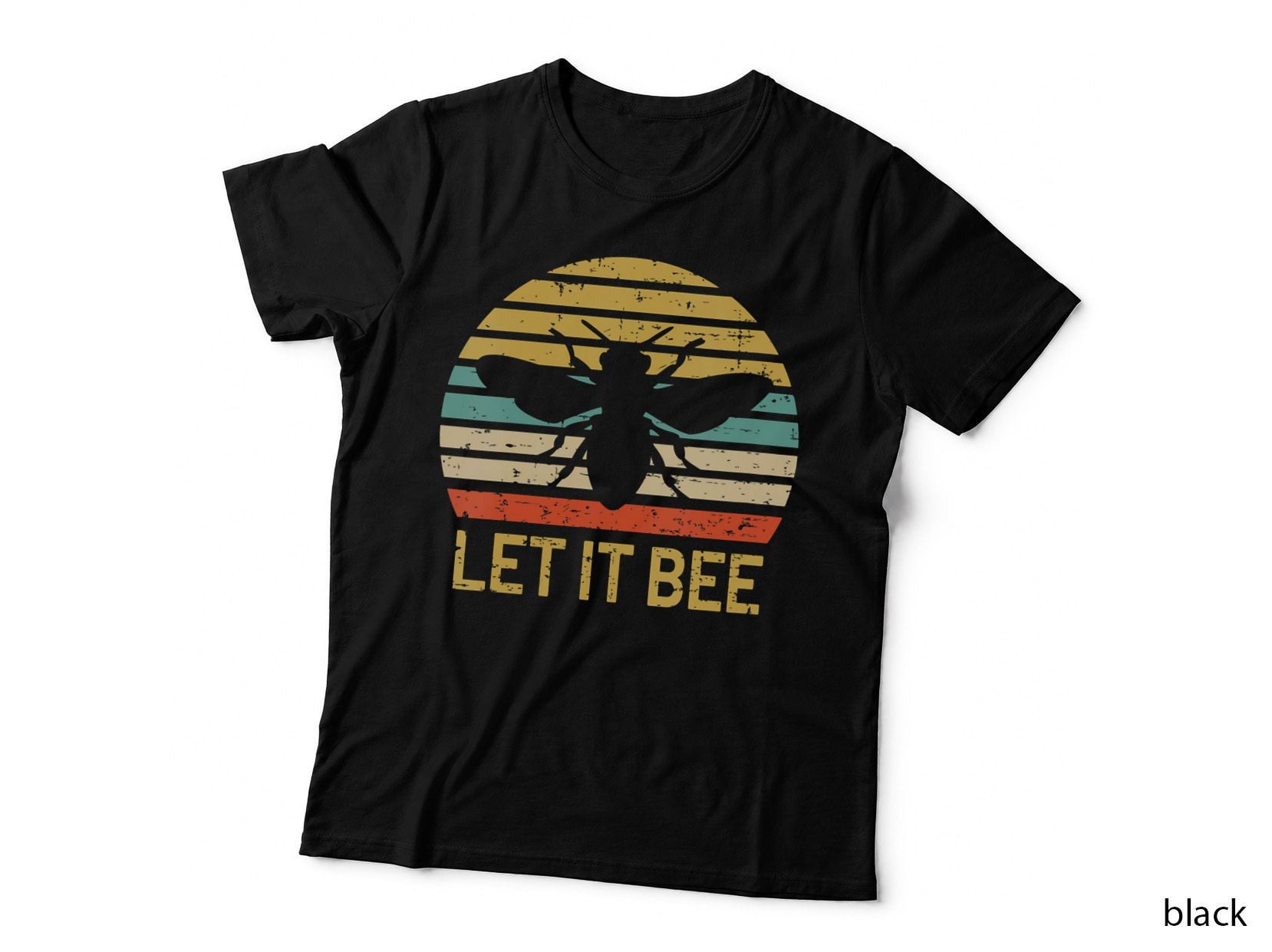 Let It Bee Design - Retro Beekeeper Gift, Vintage T-Shirt