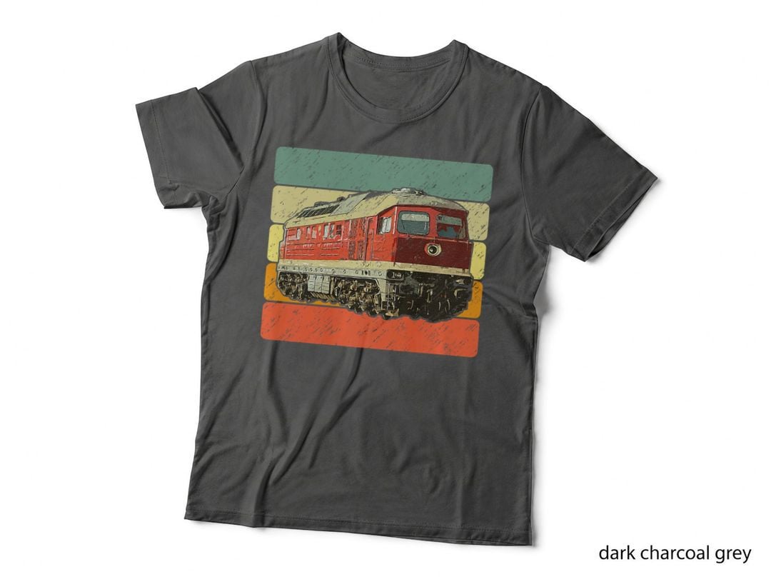 Ludmilla Diesel-Locomotive East German BR 130 Retro, Vintage Classic T-Shirt