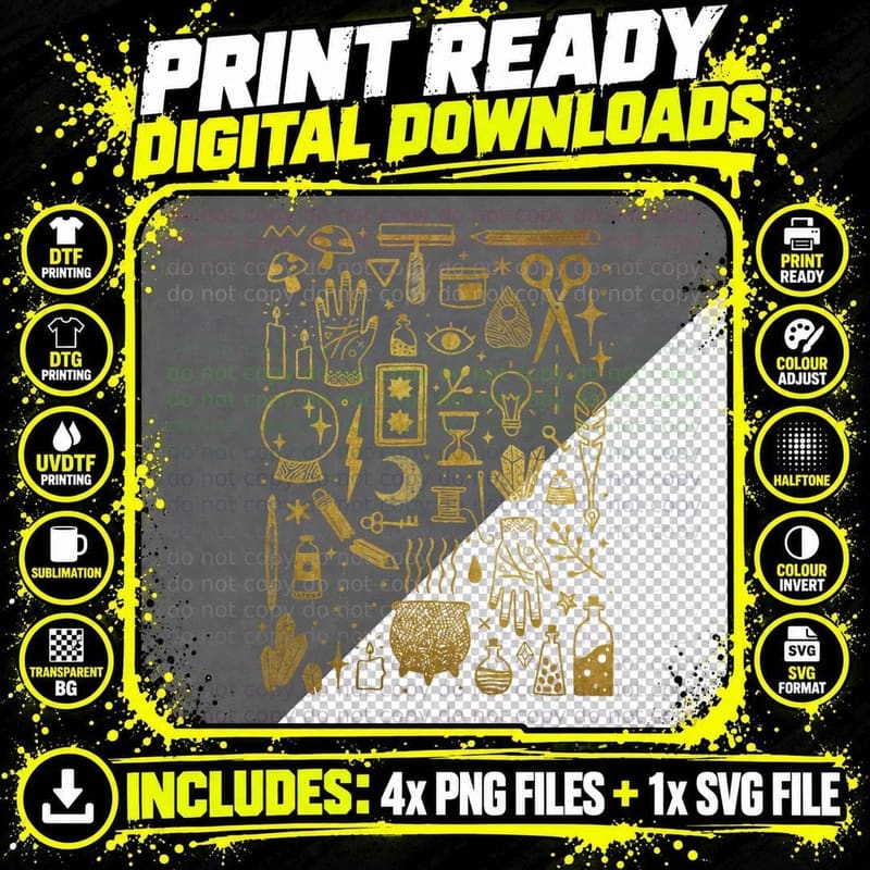 Make Magic Classic T-Shirt Png SVG Digital Bundle