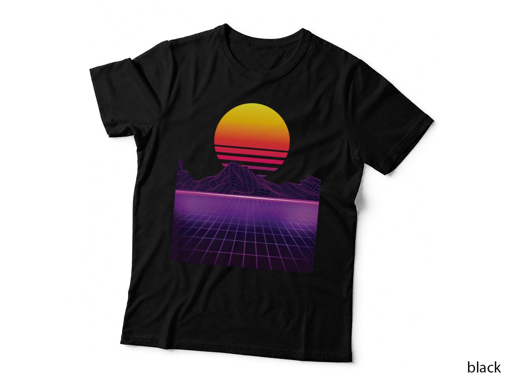 Outrun Synthwave Vaporwave Aesthetic 80's Retro T-Shirt