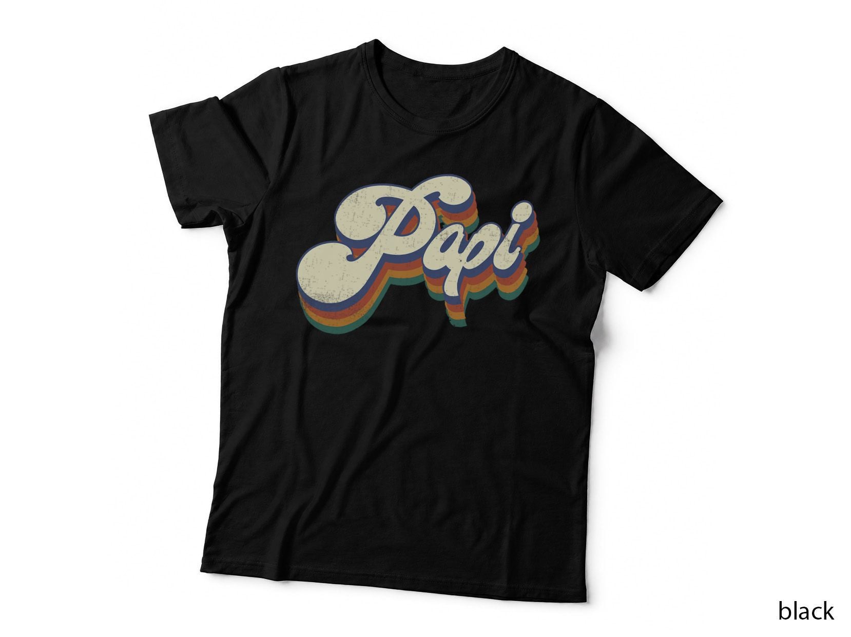 Papi Gifts Retro Vintage Father's Day Papi T-Shirt