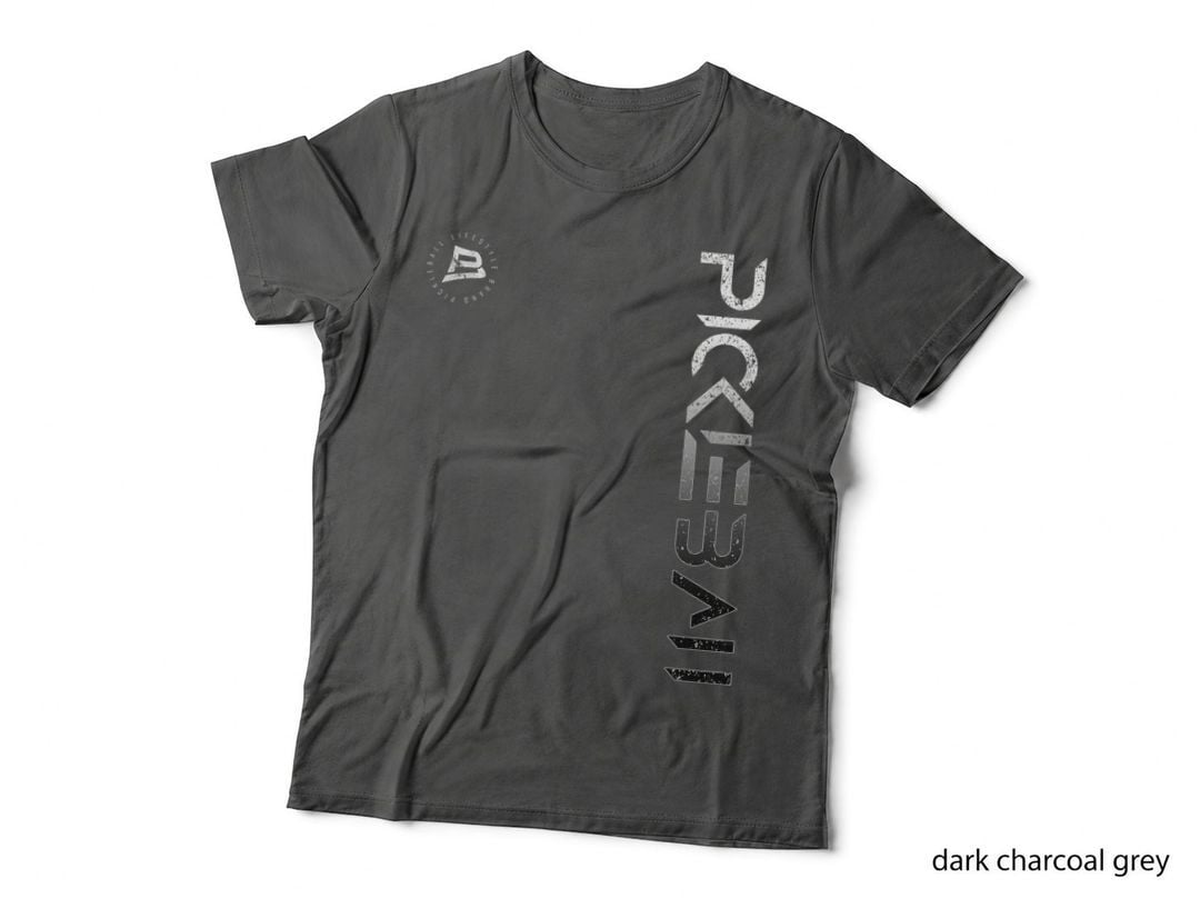 Pickleball Distressed Black White Gradient T-Shirt