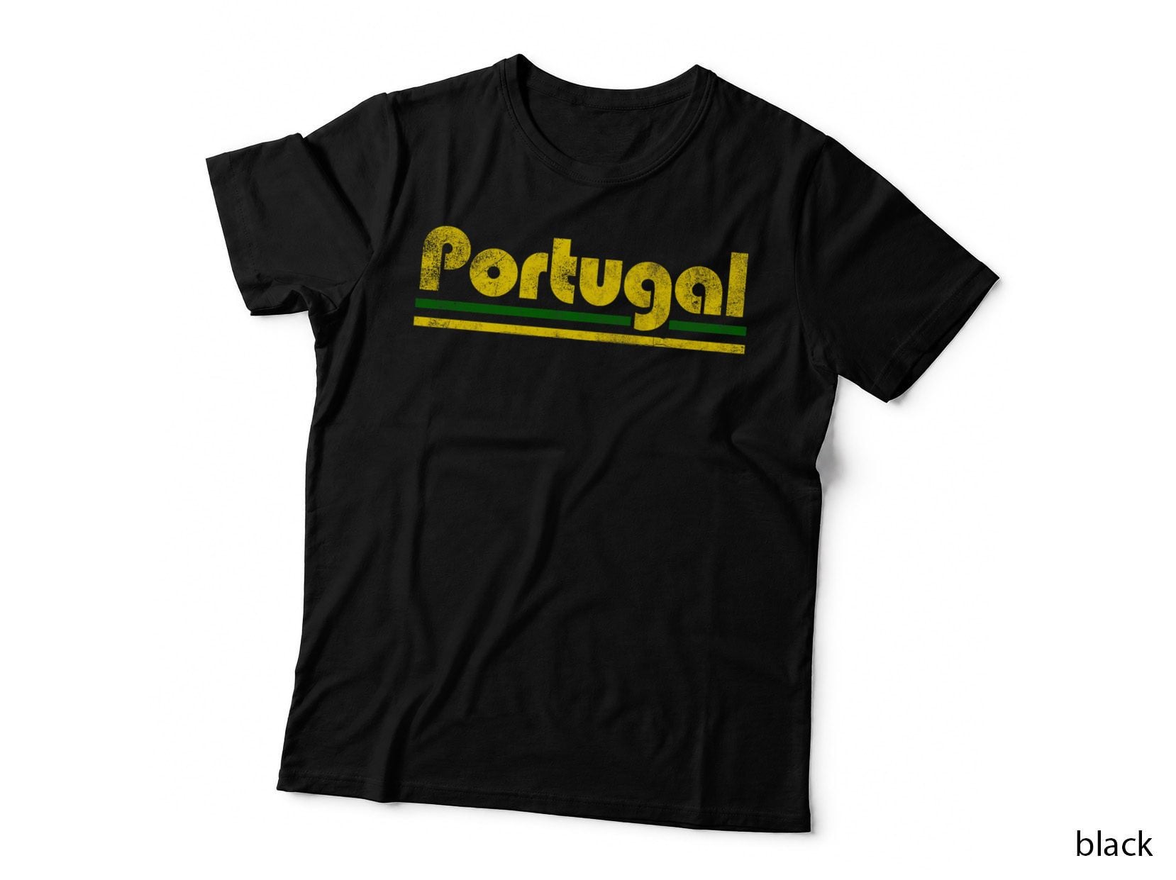 Portugal Fan Retro Vintage Flag T-Shirt