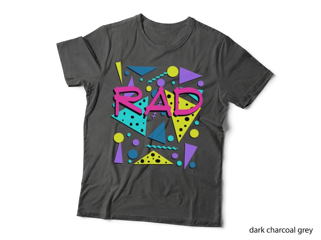 Rad 1980s Vintage Eighties Costume Party T-Shirt