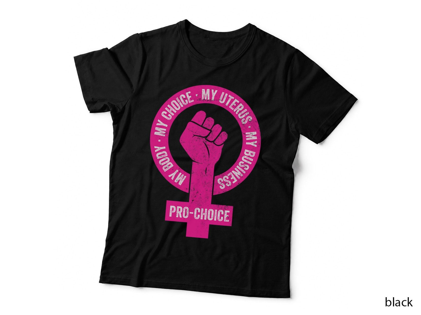 Retro My Body My Choice My Uterus My Business Pro Choice T-Shirt