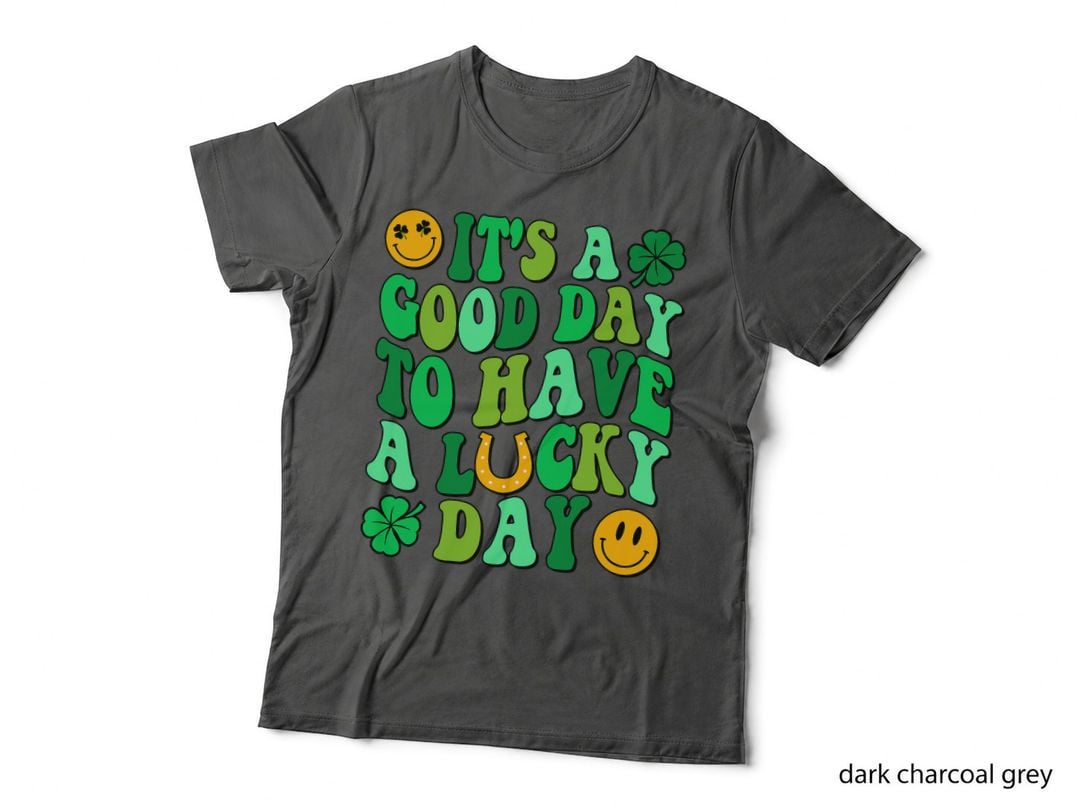 Retro St Patricks Day Shirt It's a Good Day to Have a Lucky T-Shirt