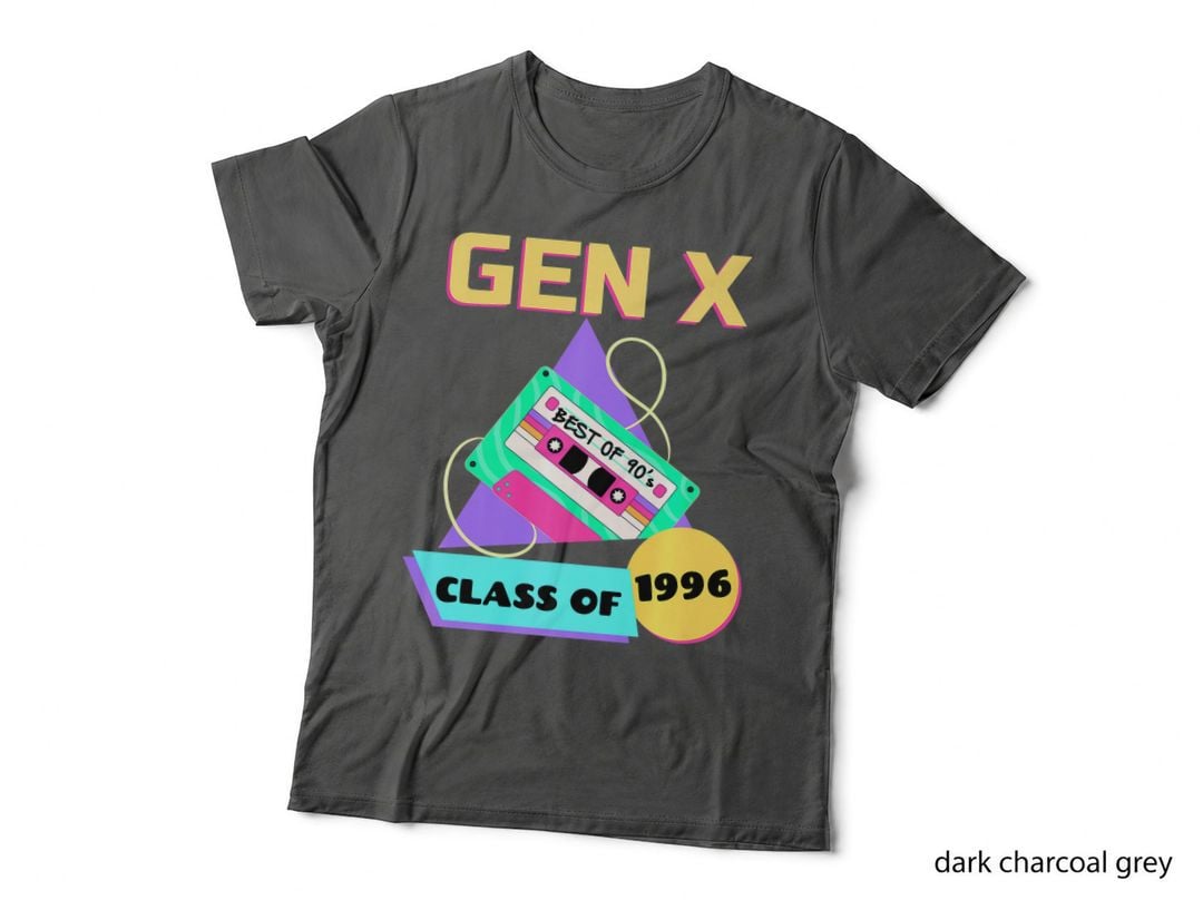 Retro Vintage 96 Class of 1996 Gen X Birthday Women Colorful, Gift T-Shirt