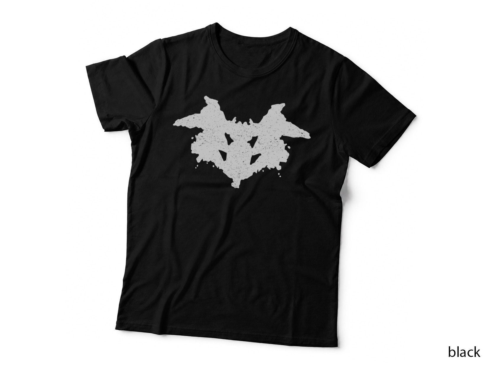 Rorschach Inkblot Test Psychology T-Shirt Vintage Distressed
