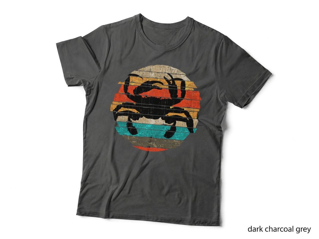 Sea Animal Lover Seafood Retro Crabbing Crab T-Shirt