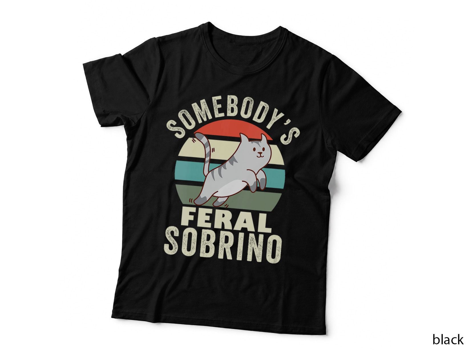 Somebody's Feral Sobrino Spanish Nephew Wild Family Retro T-Shirt