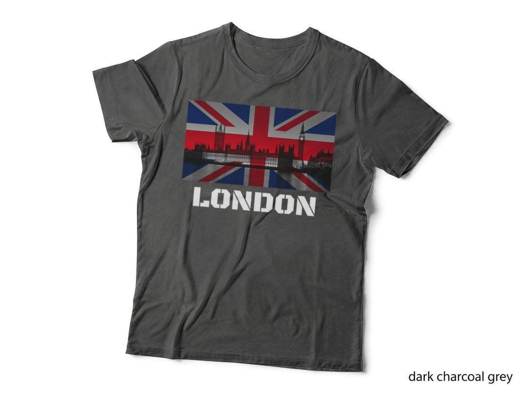 Souvenir London City Vintage UK Flag British T-Shirt