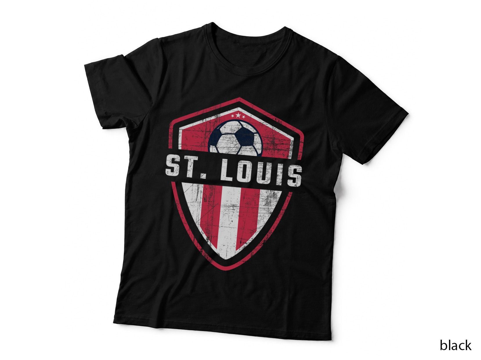 St. Louis Designer Retro Vintage Badge T-Shirt