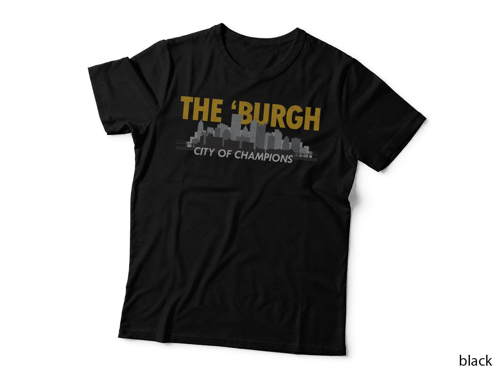 The Burgh City of Champions T-Shirt Retro Pittsburgh Tee