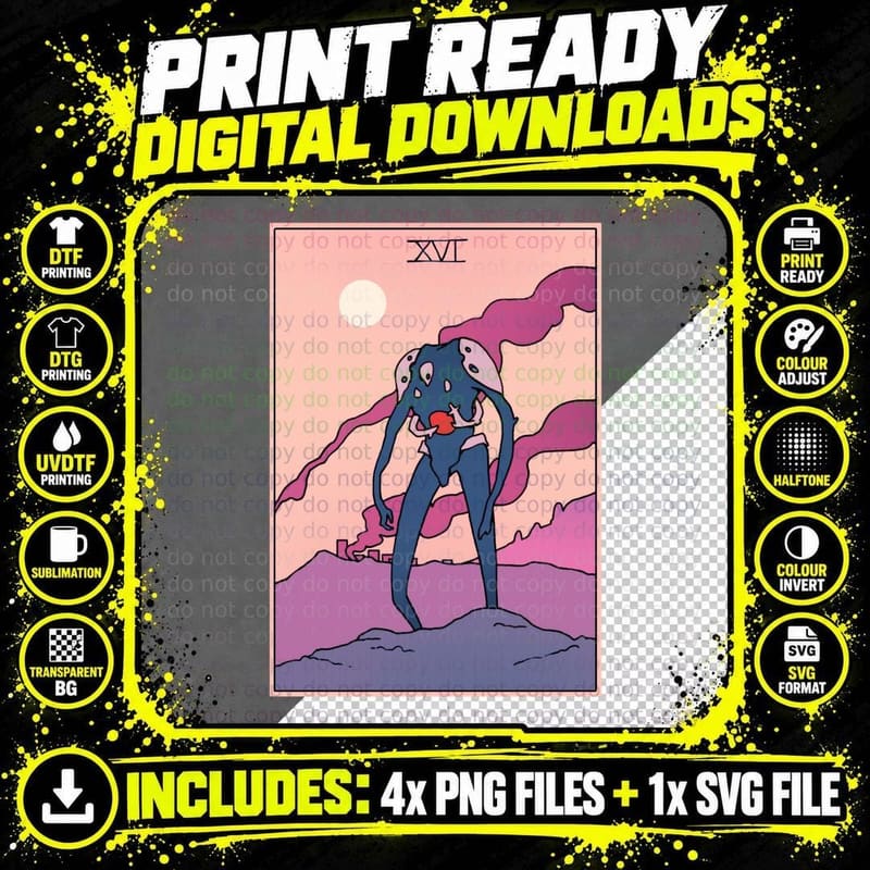 The Tower Classic T-Shirt Png SVG Digital Bundle