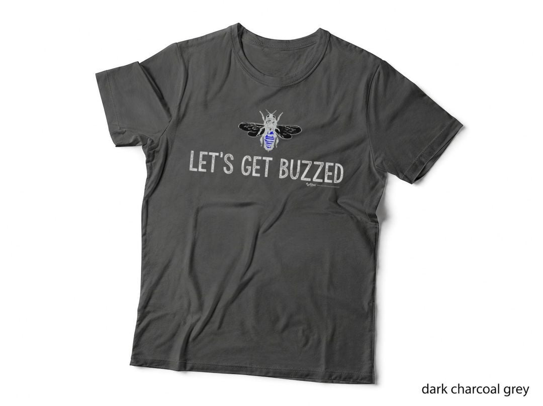 Vintage Honey Bee Let's Get Buzzed Beekeeping T-Shirt