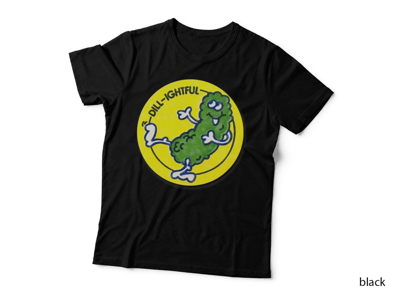 Vintage Scratch and Sniff Sticker Dill Pickle, Dill-Lightful T-Shirt
