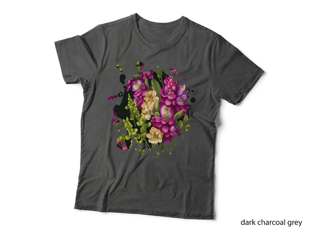 Vintage Snapdragon Inspired Flower Plant Lover Gardening T-Shirt