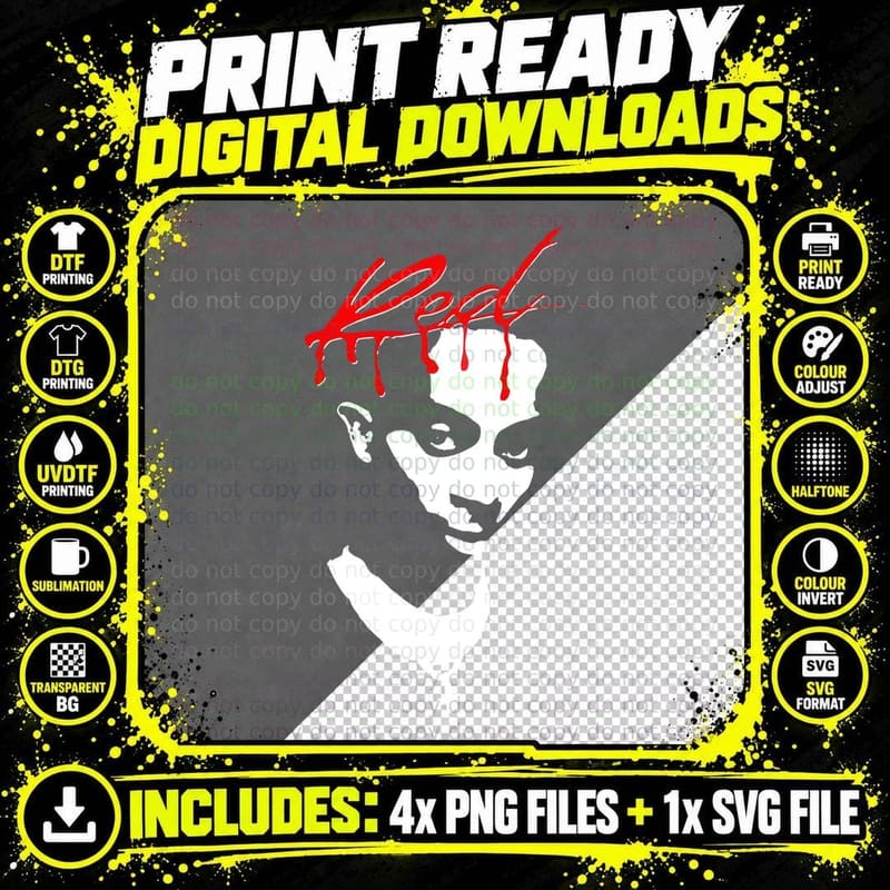 Whole Lotta Red, Carti Classic T-Shirt Png SVG Digital Bundle
