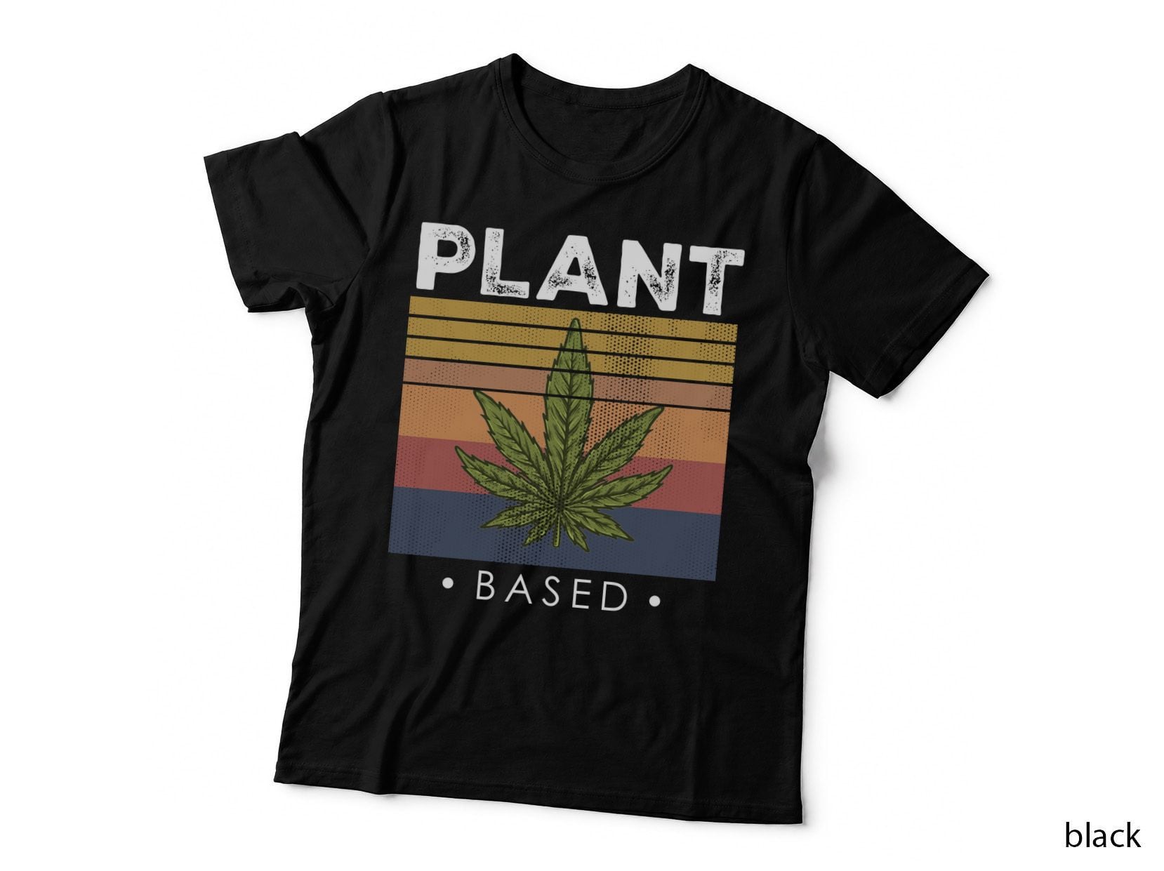 420 Weed Leaf T-Shirt, Vintage Retro Print, Stoner Vibes