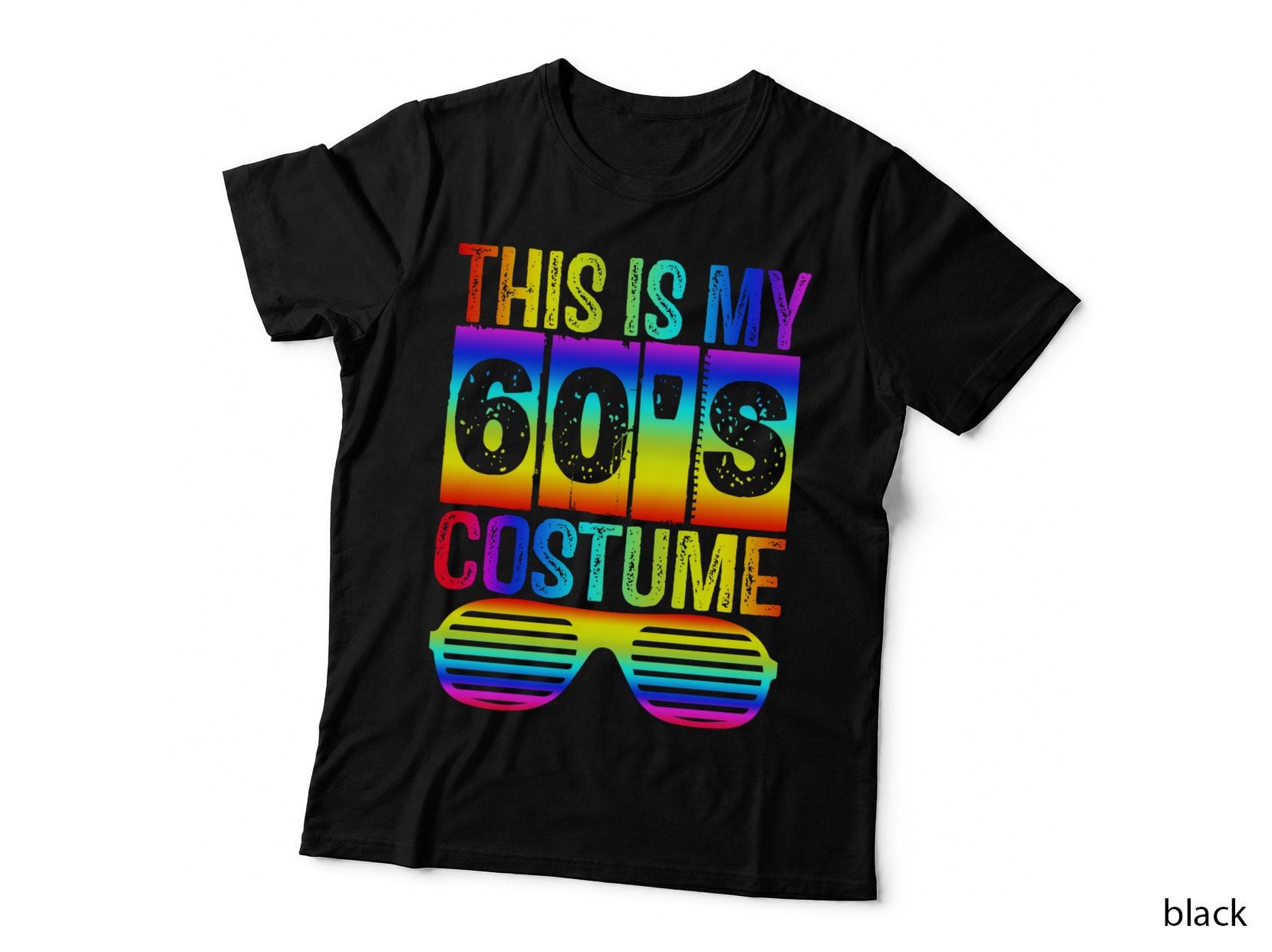 60's Costume T-Shirt, Retro 1960s Fashion, Party Wear