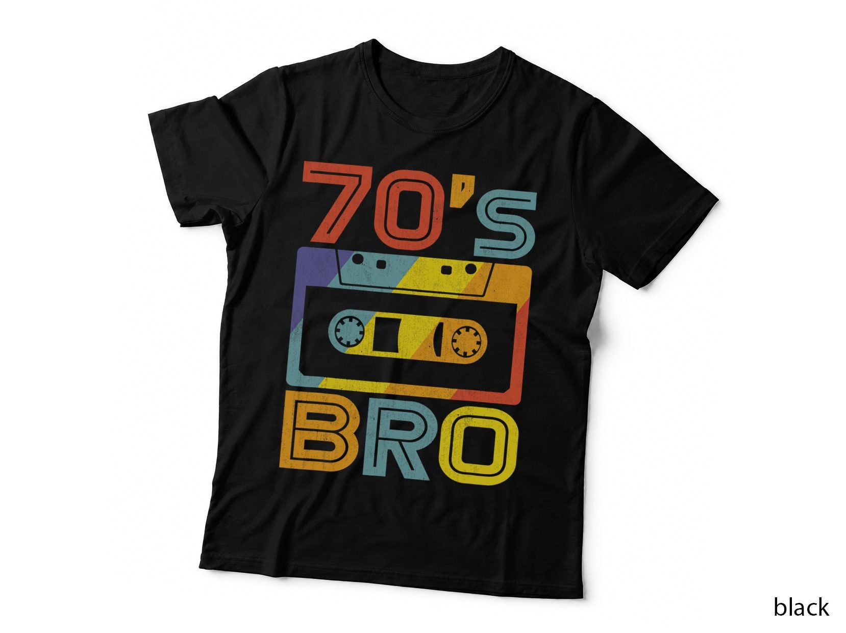 70's Bro Retro T-Shirt, 1970s Party Tee, Vintage 70s Vibes