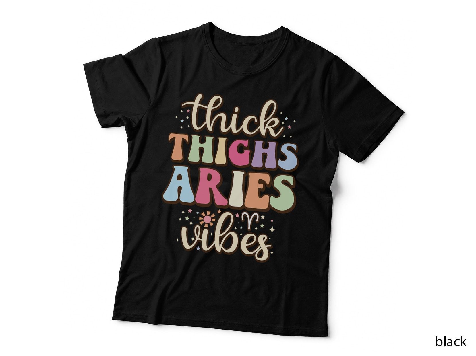 Aries March April Birthday Retro Astrology Aries Zodiac Sign T-Shirt