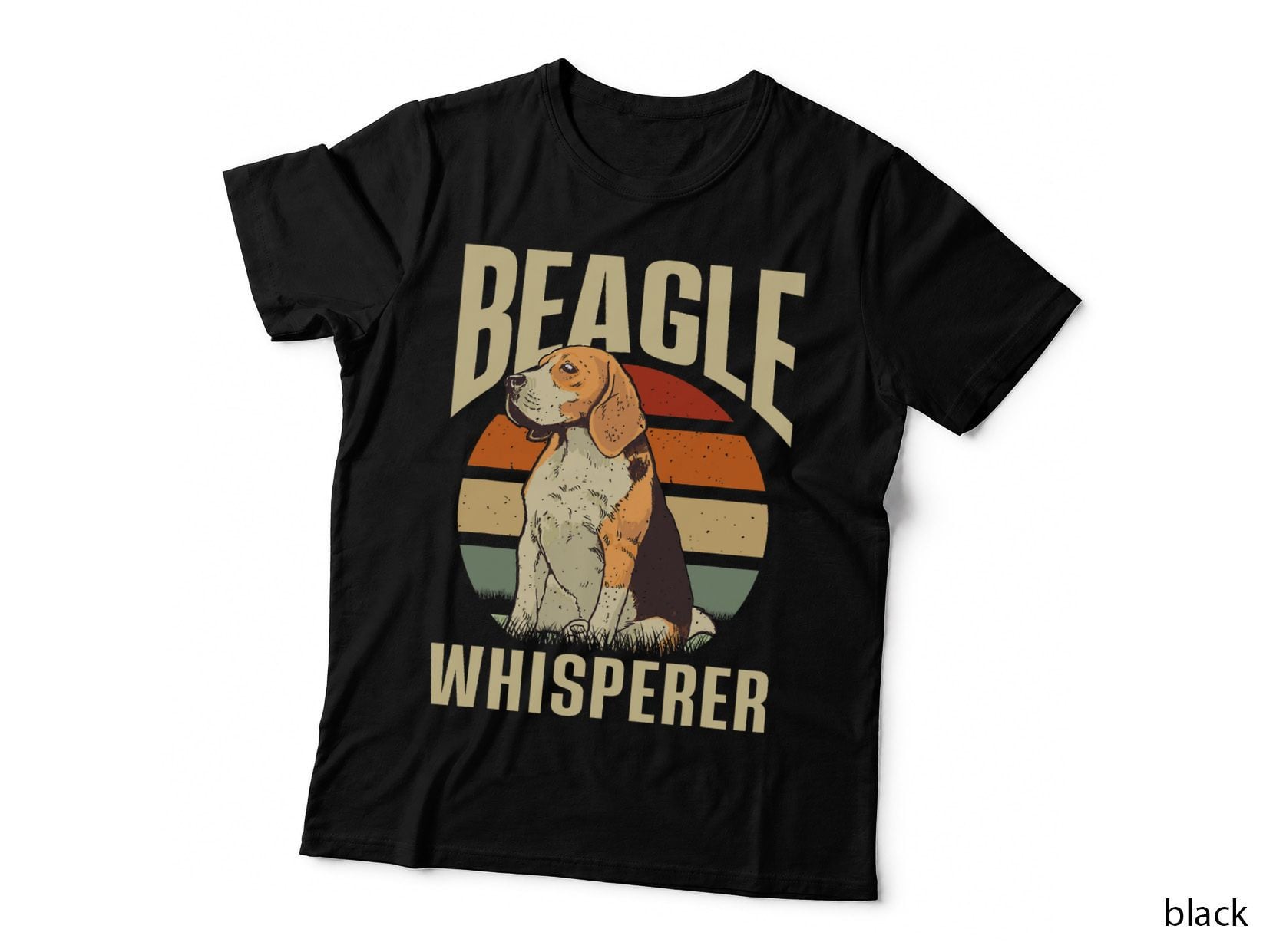 Beagle Whisperer Lover T-Shirt, Retro Vintage Style, Pet Lover Apparel