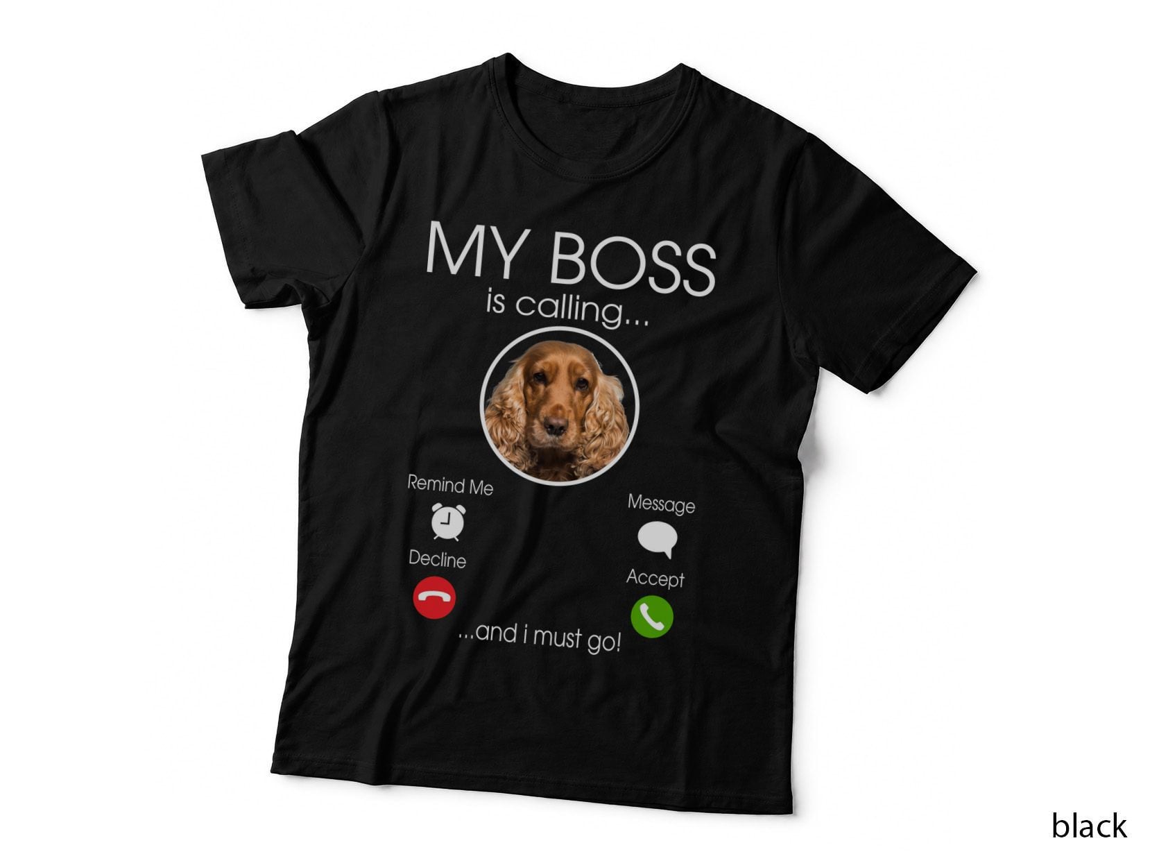 Cocker Spaniel T-Shirt, Vintage Style, Pet Lover Apparel