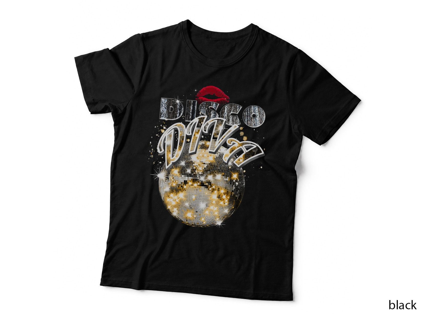 Disco Ball Disco Diva Queen - 70s Retro Vintage Dancing T-Shirt