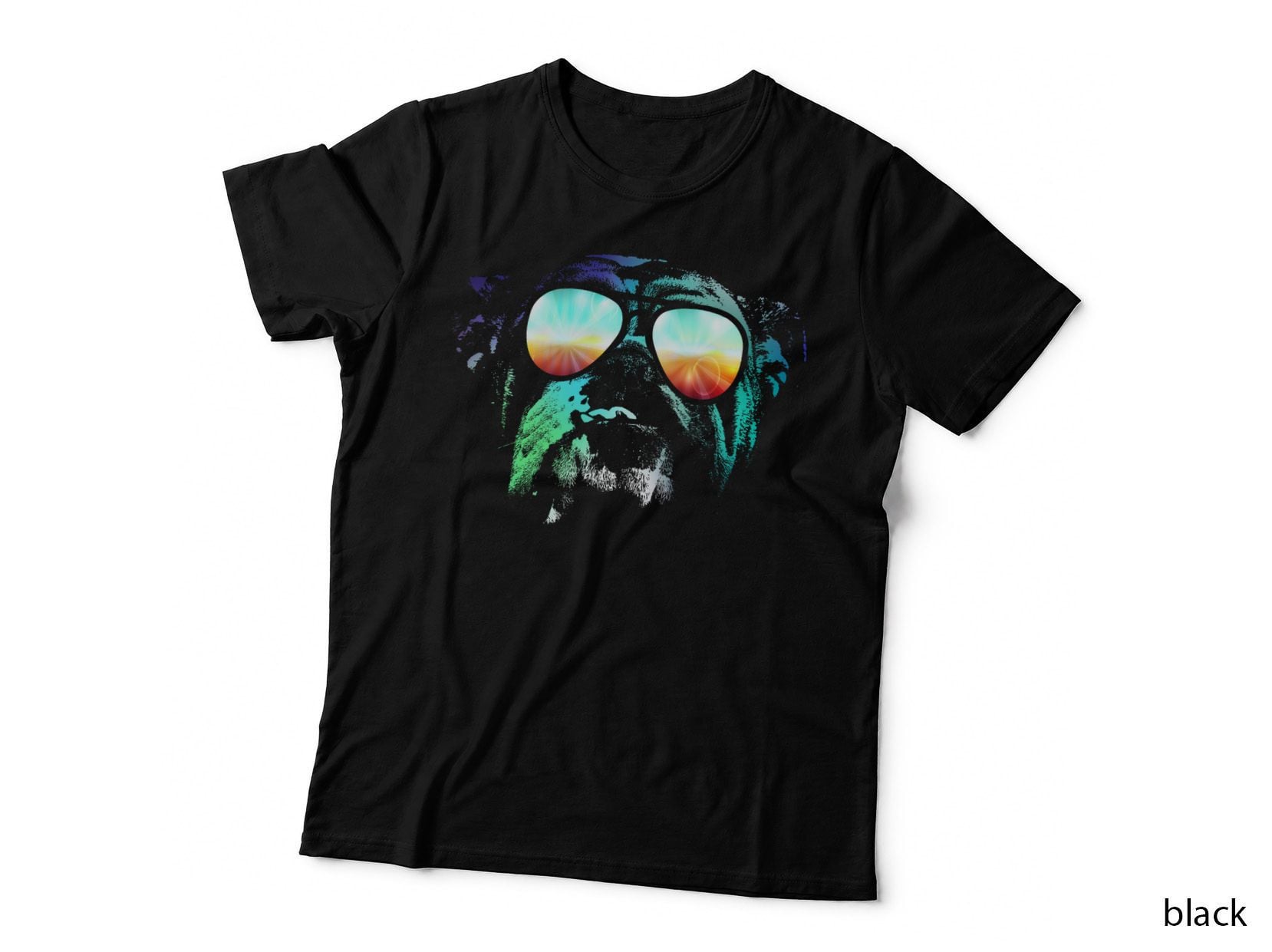 Disco Groovy English Bulldog T-Shirt, Retro Party Style, Pet Lover Apparel