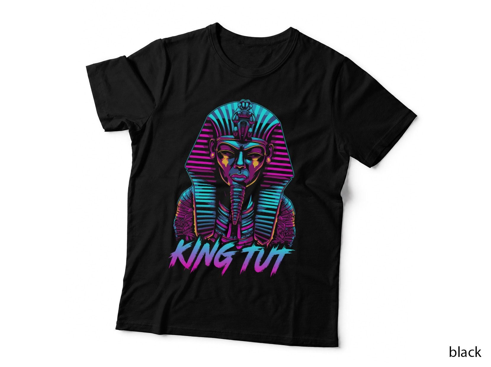 Egyptian Pharaoh Ancient Egypt King Tut Tutankhamun Retro T-Shirt