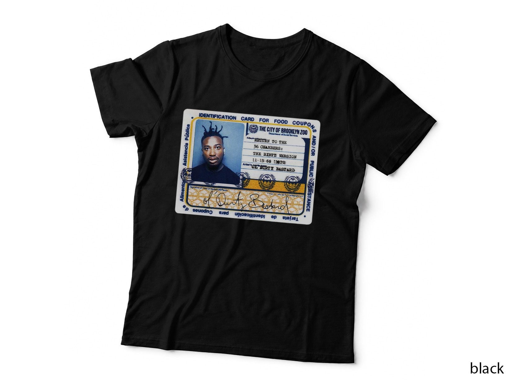 Food Coupons ID Parody T-Shirt, Vintage Retro, Social Commentary