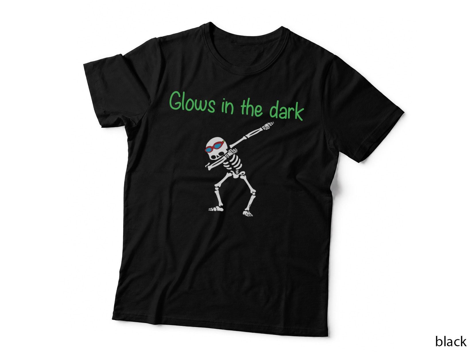 Glow in the Dark Sunglasses T-Shirt, Retro Style, Fun Novelty Gift