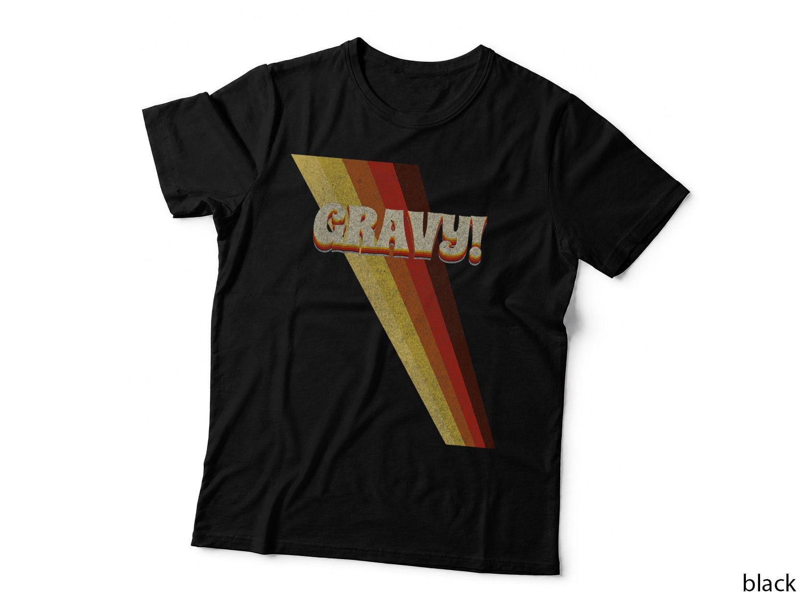 Gravy! Seventies 70's T-Shirt Cool Vintage Retro Style T-Shirt