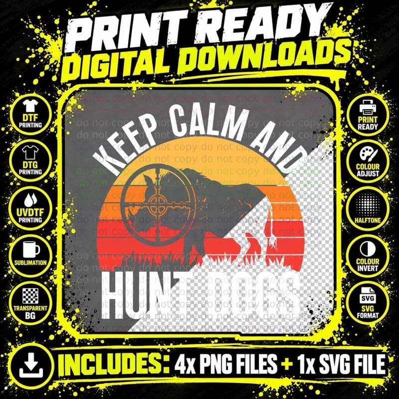 Hog Hunting Boar Wild Hog Pig Hunter Vintage Pig Feral Png SVG Digital Bundle
