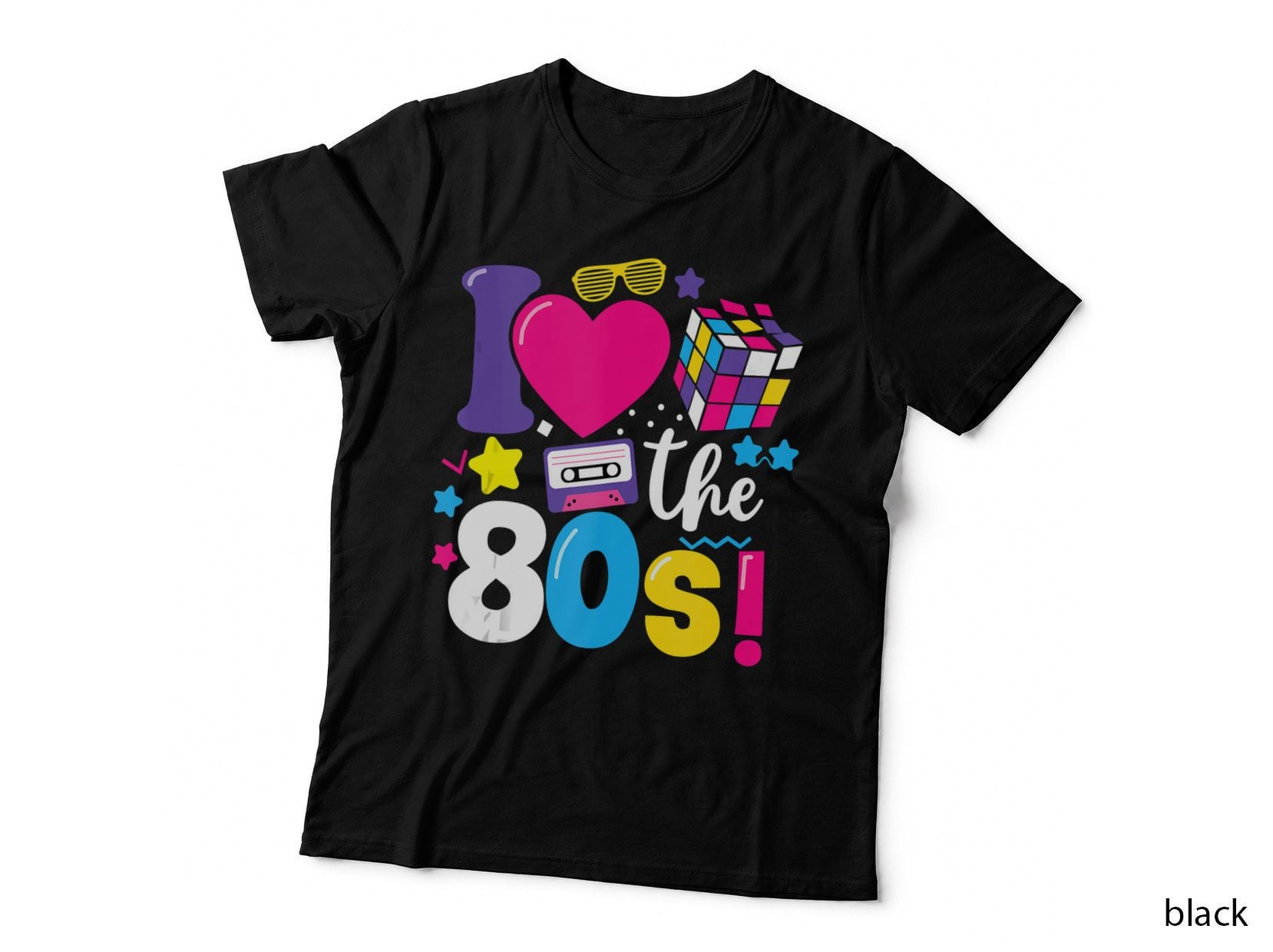 I Love the 80S Retro Vintage Birthday Pop Culture 1980 T-Shirt