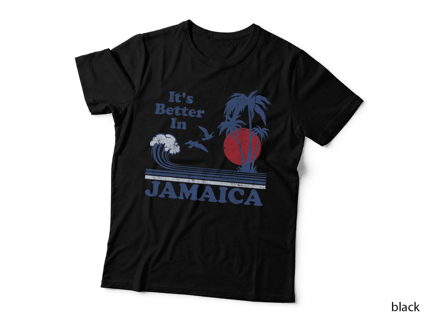 It's Better in Jamaica Jamaican Beach Retro Vintage 80's 70s T-Shirt