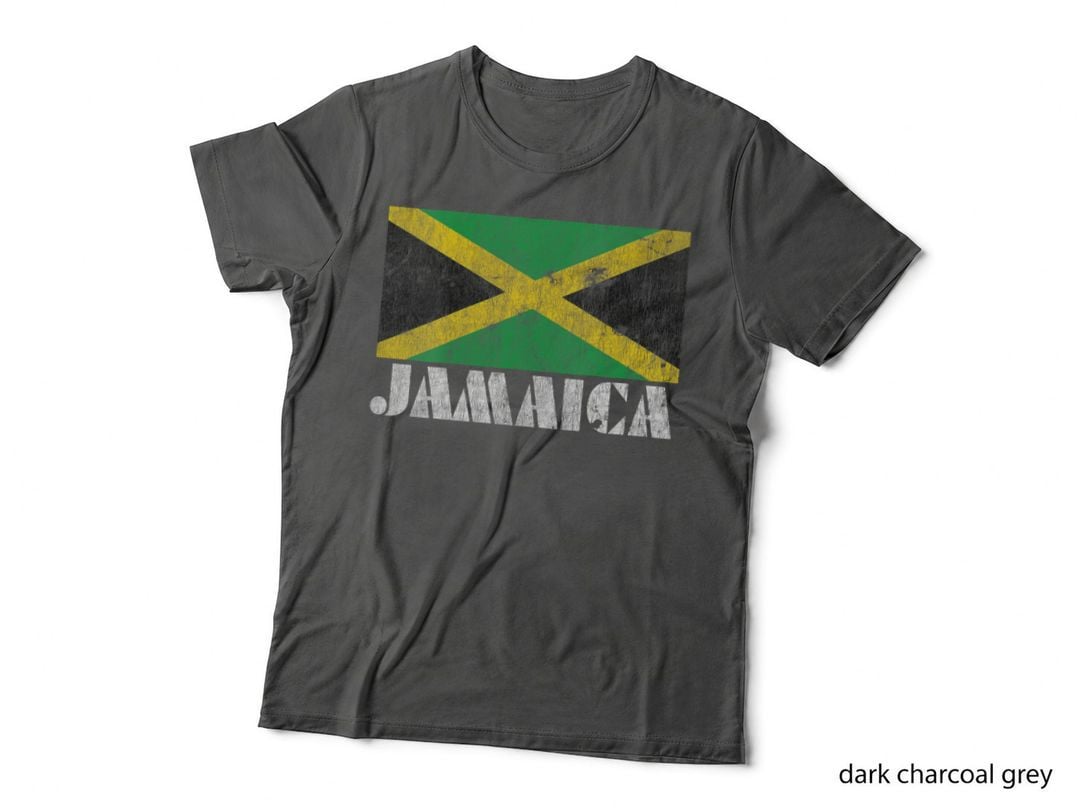 Jamaican Jamaica Flag Shirt Vintage Country Souvenir Gift T-Shirt