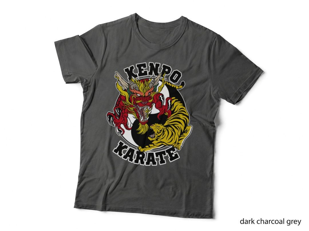 Kenpo Karate Martial Arts T-Shirt, Vintage Retro Design