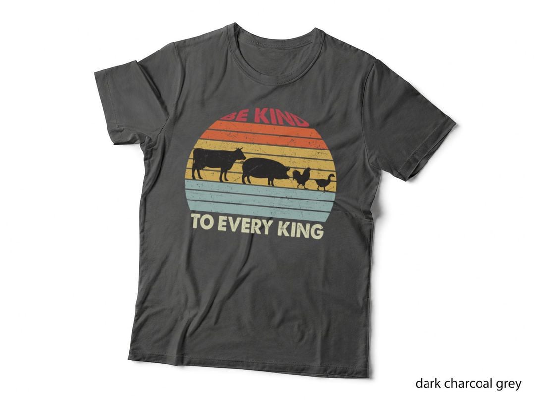 Kindness Animal Silhouette T-Shirt, Vintage Retro Style, Pet Lover Apparel